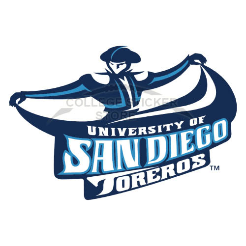 Homemade San Diego Toreros Iron-on Transfers (Wall Stickers)NO.6110